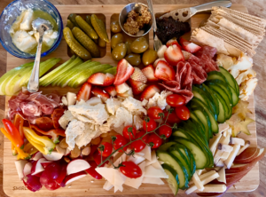 A nibbles platter for a London escort incall date with Rachel Fox, independent London escort and dinner date companion.